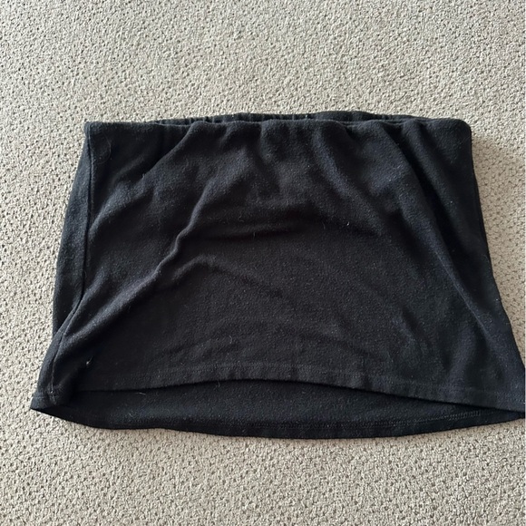 DONNI. Black Knit Tube Top Med - Picture 7 of 9